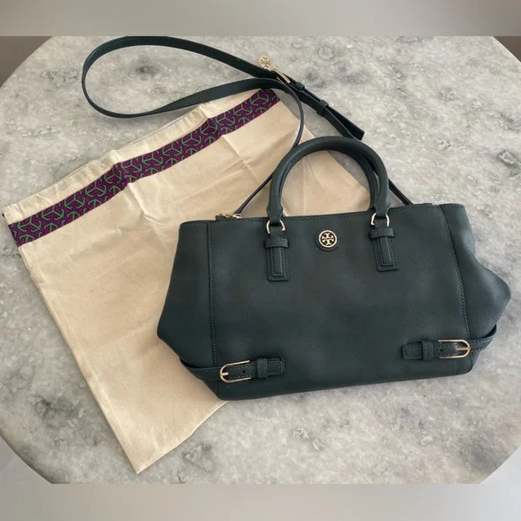 Tory Burch Saffiano Robinson Small Multi Tote - Picture 15 of 16